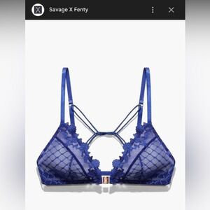 Sexy Blue Lace Bralette